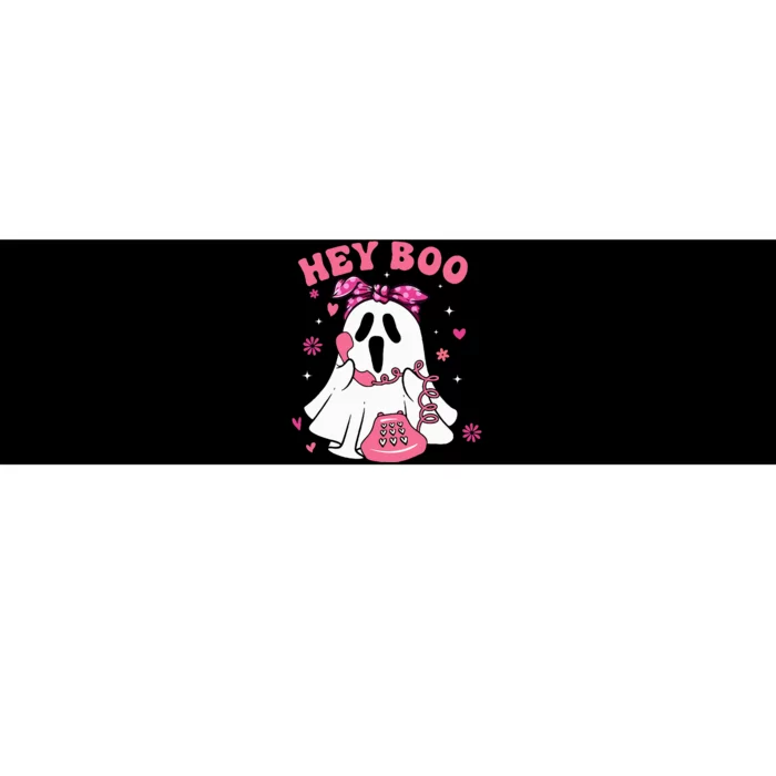 Groovy Hey Boo Cute Ghost Funny Halloween Bumper Sticker