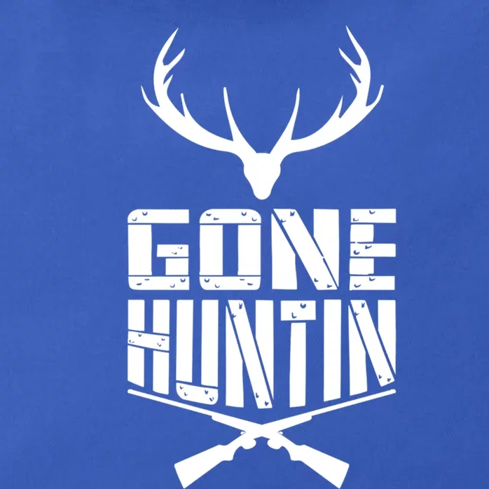 Gone Hunting Birthday Gift For Hunters Cute Gift Zip Tote Bag