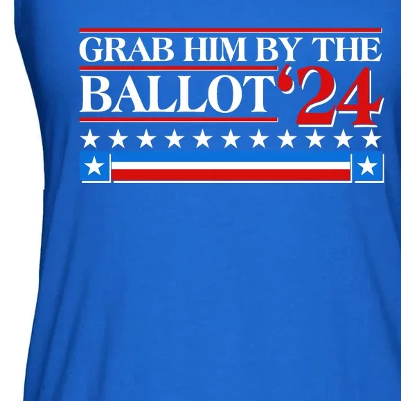 Grab Him By The Ballot 2024 Ladies Essential Flowy Tank