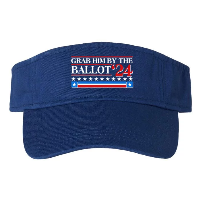 Grab Him By The Ballot 2024 Valucap Bio-Washed Visor