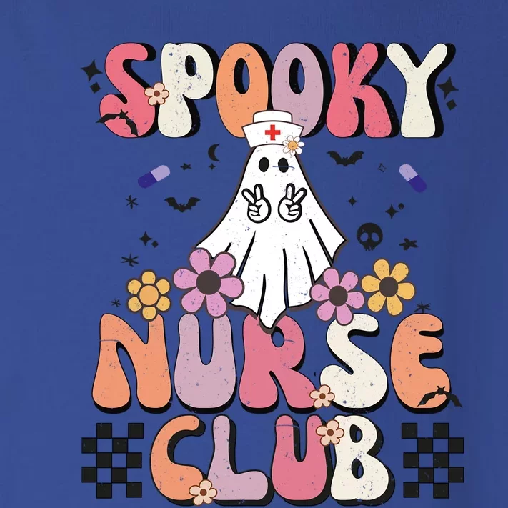 Groovy Halloween Boo Crew School Nurse Halloween Boo Crew Gift Toddler Long Sleeve Shirt