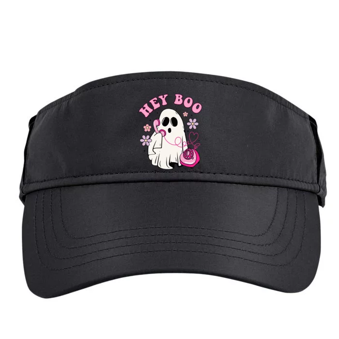 Groovy Hey Boo Cute Ghost Funny Halloween Girls Kids Adult Drive Performance Visor