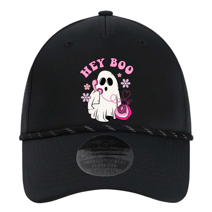 Groovy Hey Boo Cute Ghost Funny Halloween Girls Kids Performance The Dyno Cap