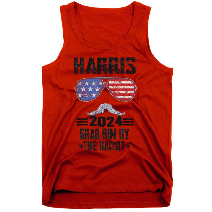 Grab Him By The Ballot Kamala Harris For President 2024 Tank Top