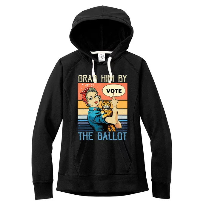 Grab Him By The Ballot Women's Fleece Hoodie