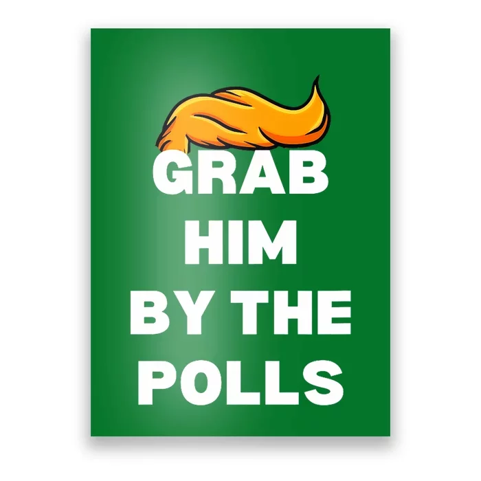 Grab Him By The Polls Trump 2024 In Prison Anti Trump 2024 Poster