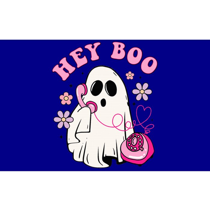 Groovy Hey Boo Cute Ghost Funny Halloween Bumper Sticker