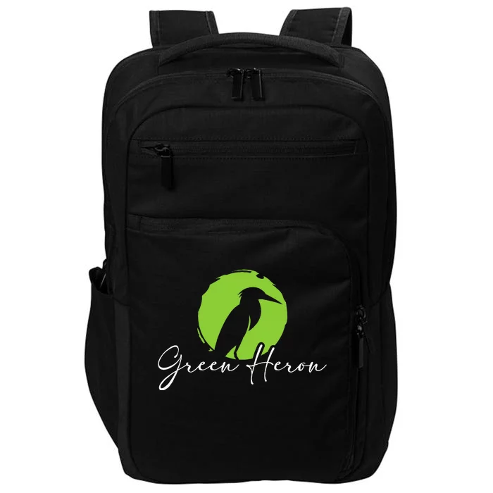 Green Heron Bird Watching Birder Bird Watcher Impact Tech Backpack