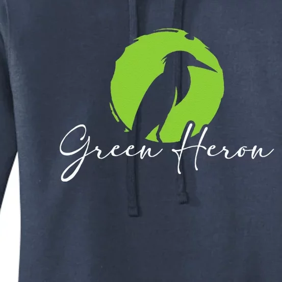 Green Heron Bird Watching Birder BirdWatcher Women's Pullover Hoodie