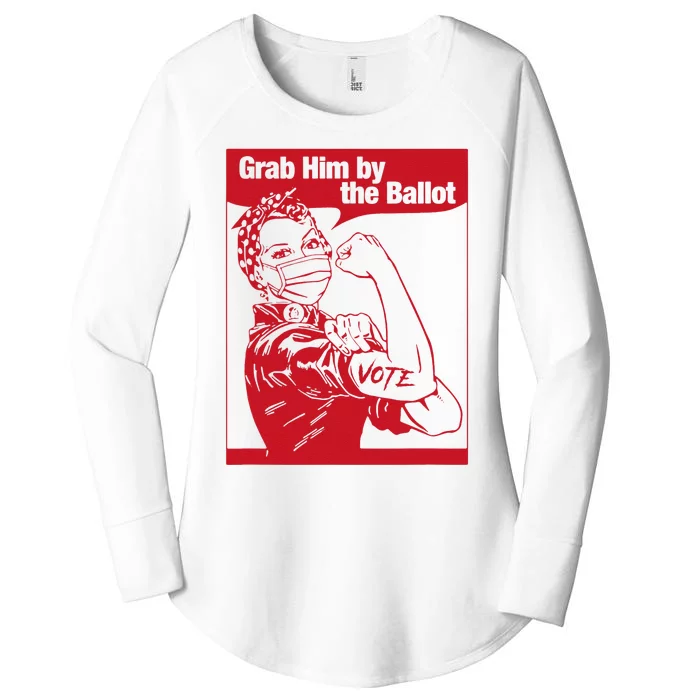 Grab Him By The Ballot Women's Perfect Tri Tunic Long Sleeve Shirt