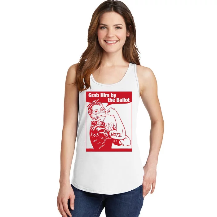 Grab Him By The Ballot Ladies Essential Tank