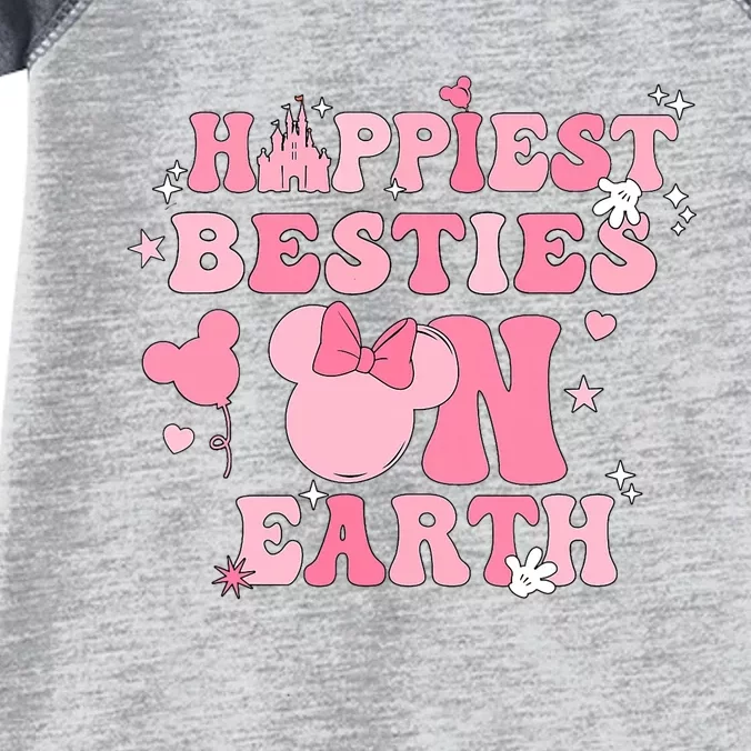 Groovy Happiest Besties On Earth Infant Baby Jersey Bodysuit