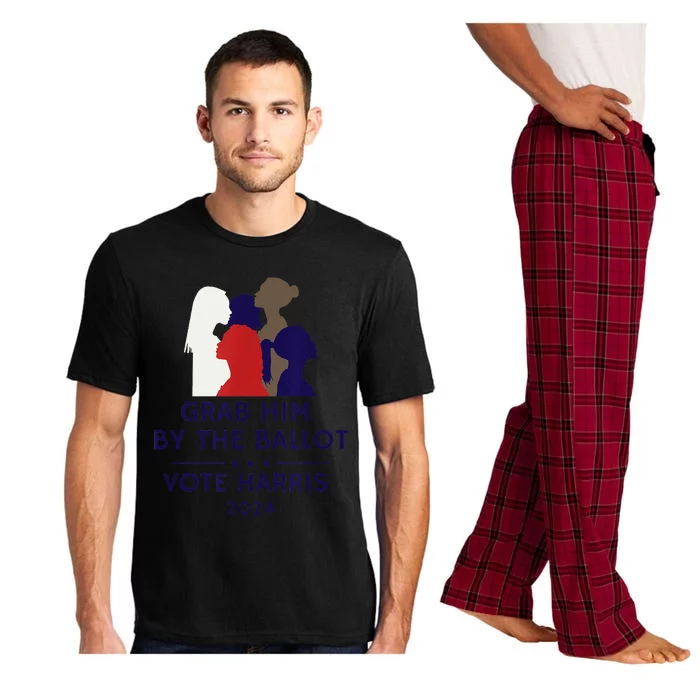 Grab Him By The Ballot Feminist Anti Trump Pro Democracy Vote Harris Pajama Set