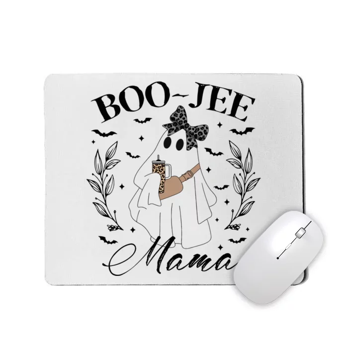 Ghost Halloween Boo Jee Mama Mousepad