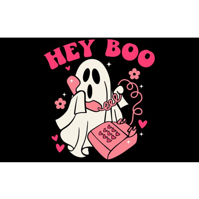 Groovy Hey Boo Cute Ghost Funny Halloween Bumper Sticker