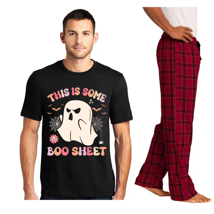 Groovy Halloween Boo Ghost Costume This Is Some Boo Sheet Pajama Set