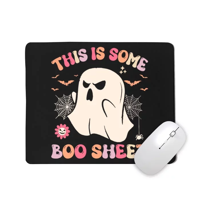 Groovy Halloween Boo Ghost Costume This Is Some Boo Sheet Mousepad