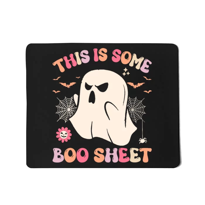 Groovy Halloween Boo Ghost Costume This Is Some Boo Sheet Mousepad