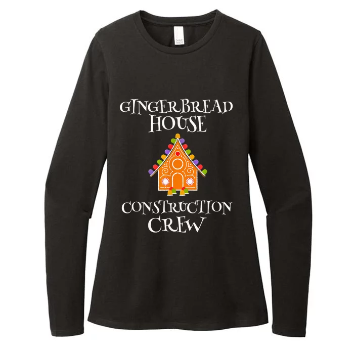 Gingerbread House Construction Crew Decorating Baking Xmas Womens CVC Long Sleeve Shirt