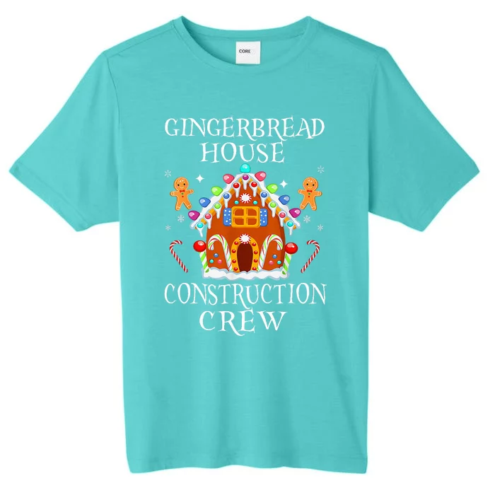 Gingerbread House Construction Crew Decorating Baking Xmas ChromaSoft Performance T-Shirt