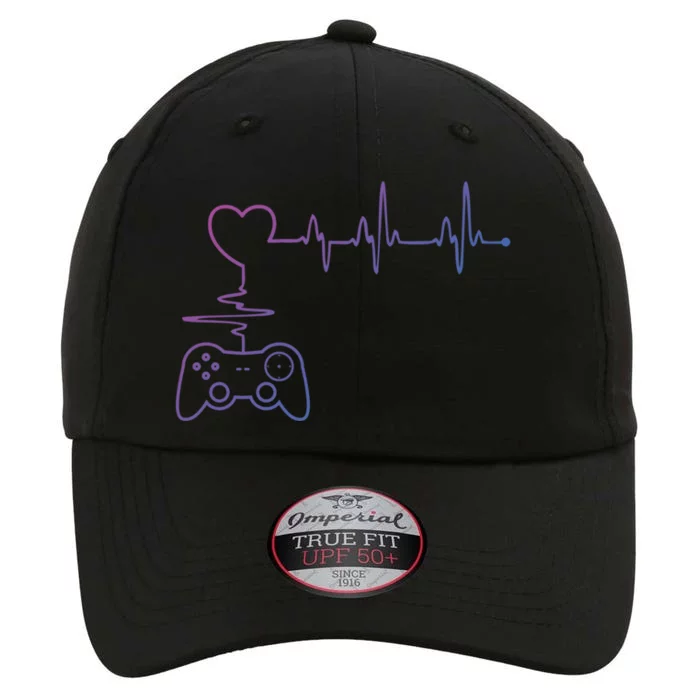 Gaming Heartbeat Clothing Gamer Heartbeat Cool Gift The Original Performance Cap