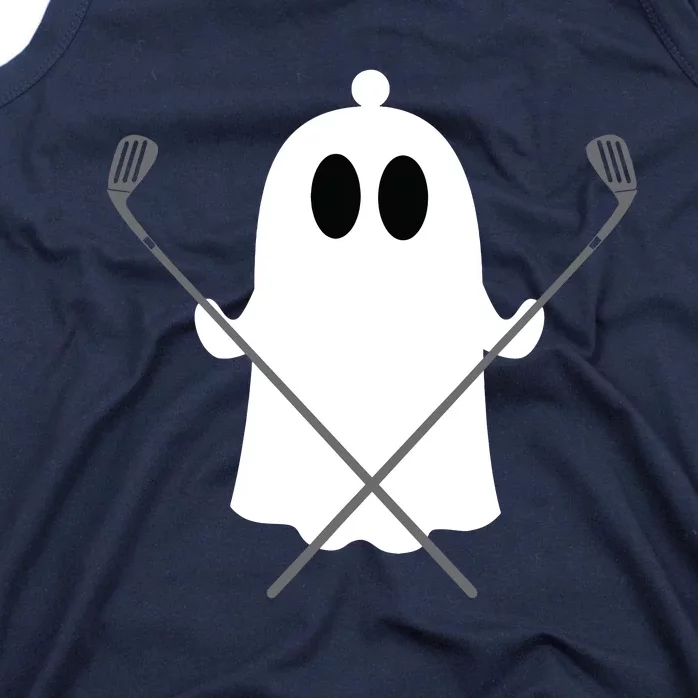 Golfer Halloween Costume Ghost Golf Ball Apparel Gift Tank Top