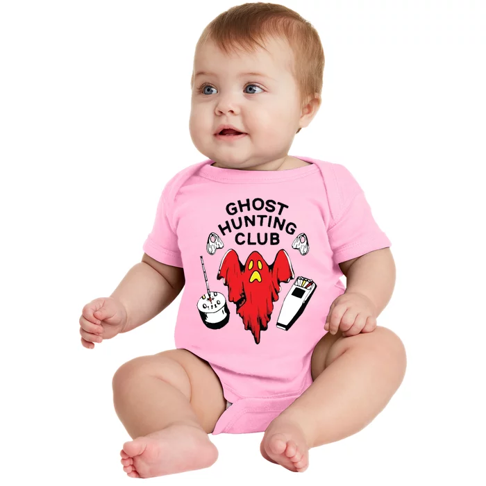 Ghost Hunting Club Funny Baby Bodysuit