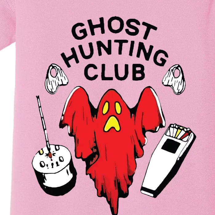 Ghost Hunting Club Funny Baby Bodysuit