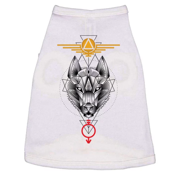 Geometric Howler Color Doggie Tank