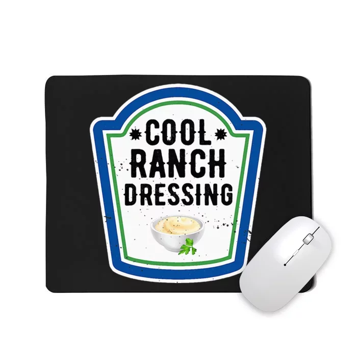 Group Halloween Costume Ranch Dressing Group Condiment Mousepad