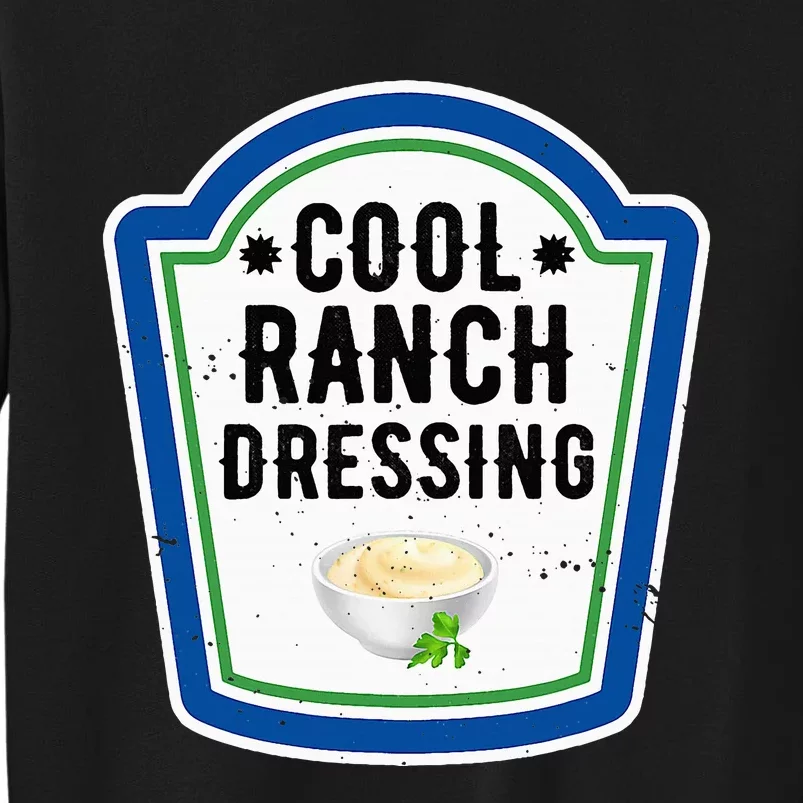 Group Halloween Costume Ranch Dressing Group Condiment Tall Sweatshirt