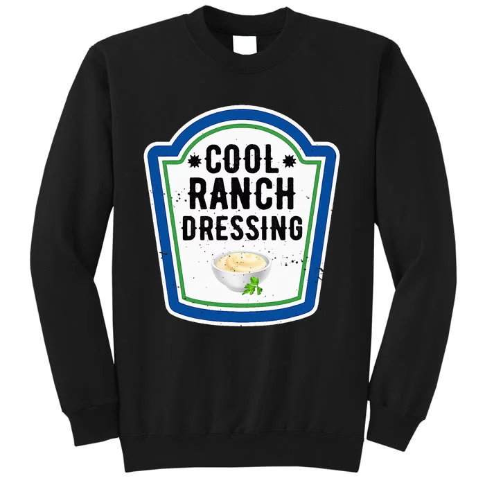 Group Halloween Costume Ranch Dressing Group Condiment Tall Sweatshirt