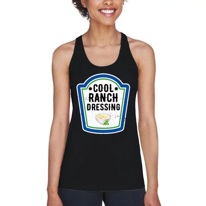 Group Halloween Costume Ranch Dressing Group Condiment Women's Racerback Tank