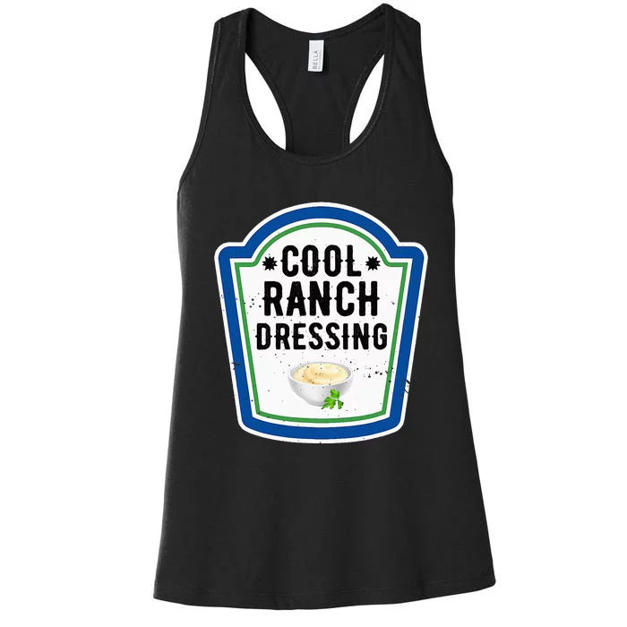 Group Halloween Costume Ranch Dressing Group Condiment Women's Racerback Tank