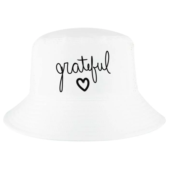 Grateful Heart Cute Gift Cool Comfort Performance Bucket Hat