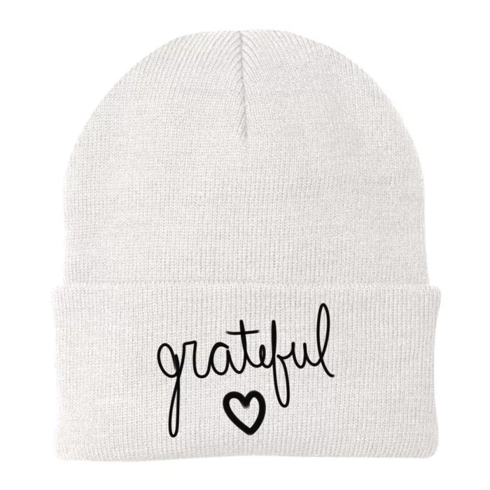 Grateful Heart Cute Gift Knit Cap Winter Beanie