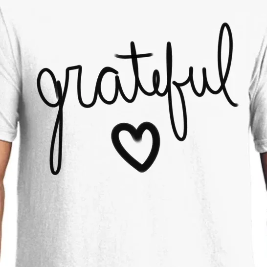 Grateful Heart Cute Gift Pajama Set