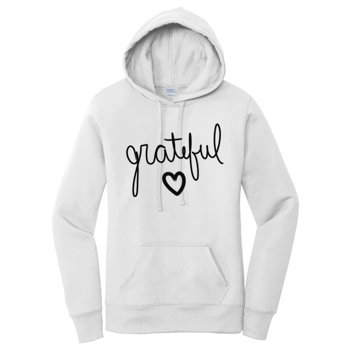 Grateful Heart Cute Gift Women's Pullover Hoodie