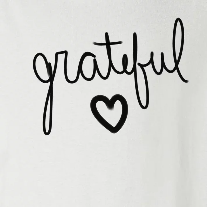 Grateful Heart Cute Gift Toddler Long Sleeve Shirt