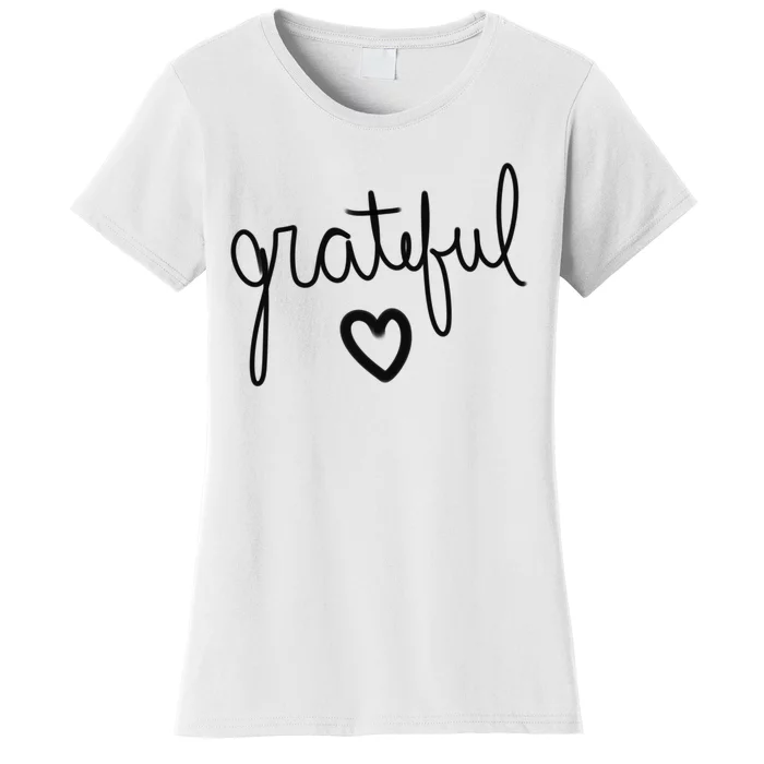 Grateful Heart Cute Gift Women's T-Shirt