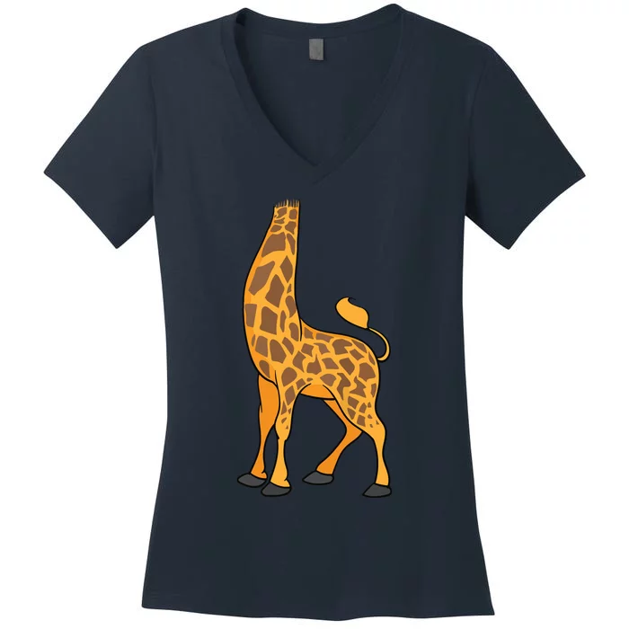 Giraffe Halloween Costume Shirts | Cool Animal DressUp Gift Women's V-Neck T-Shirt