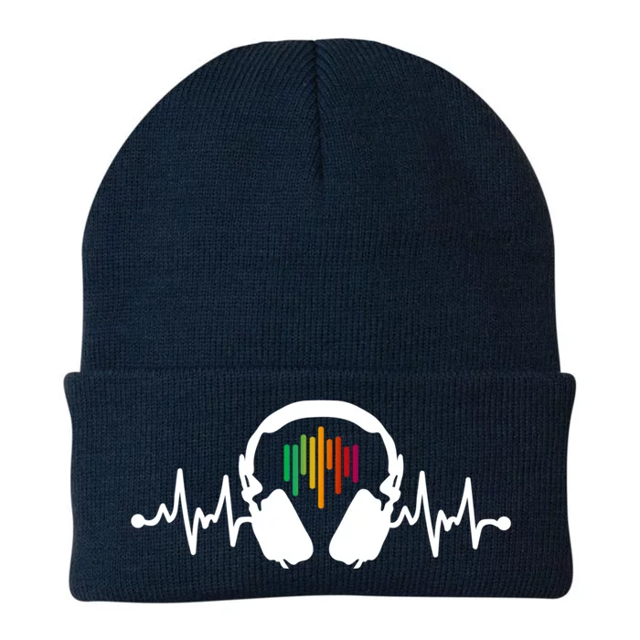 Gamer Heartbeat Clothing Headphone Gift Knit Cap Winter Beanie