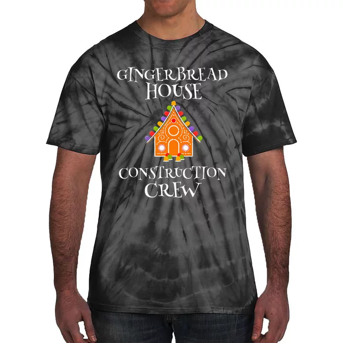 Gingerbread House Construction Crew Decorating Baking Xmas Tie-Dye T-Shirt