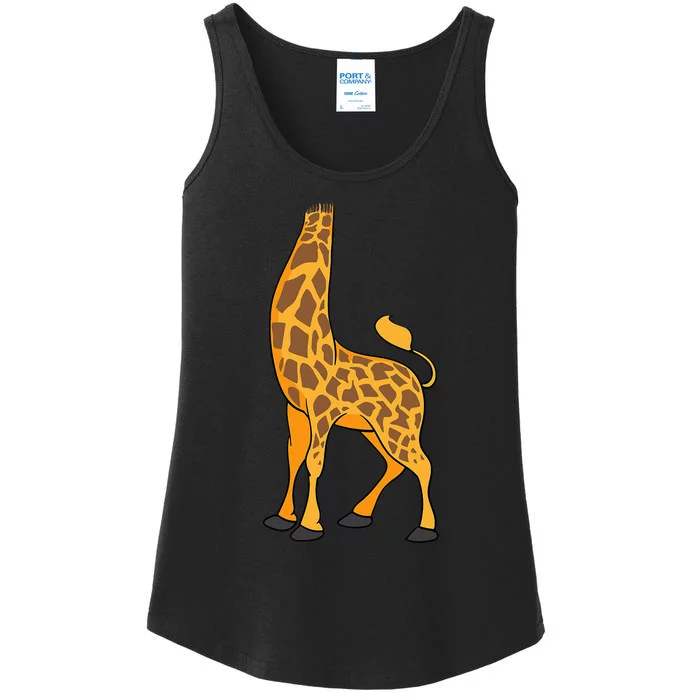 Giraffe Halloween Costume Cool Animal Dressup Gift Ladies Essential Tank