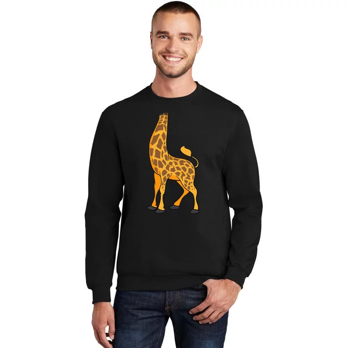 Giraffe Halloween Costume Cool Animal Dressup Gift Tall Sweatshirt