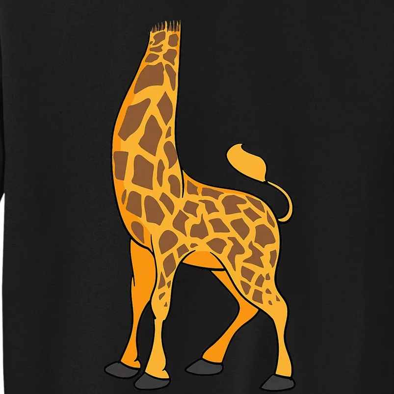 Giraffe Halloween Costume Cool Animal Dressup Gift Tall Sweatshirt