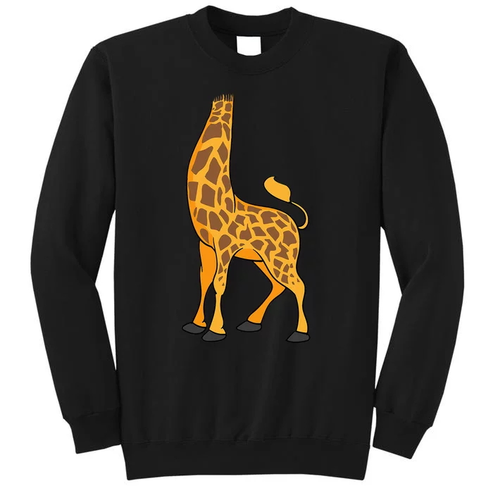 Giraffe Halloween Costume Cool Animal Dressup Gift Tall Sweatshirt