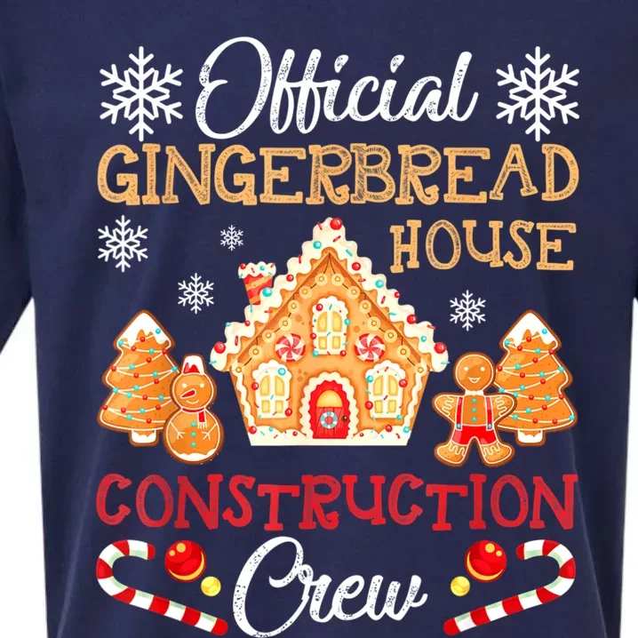 Gingerbread House Construction Crew Gingerbread Sueded Cloud Jersey T-Shirt