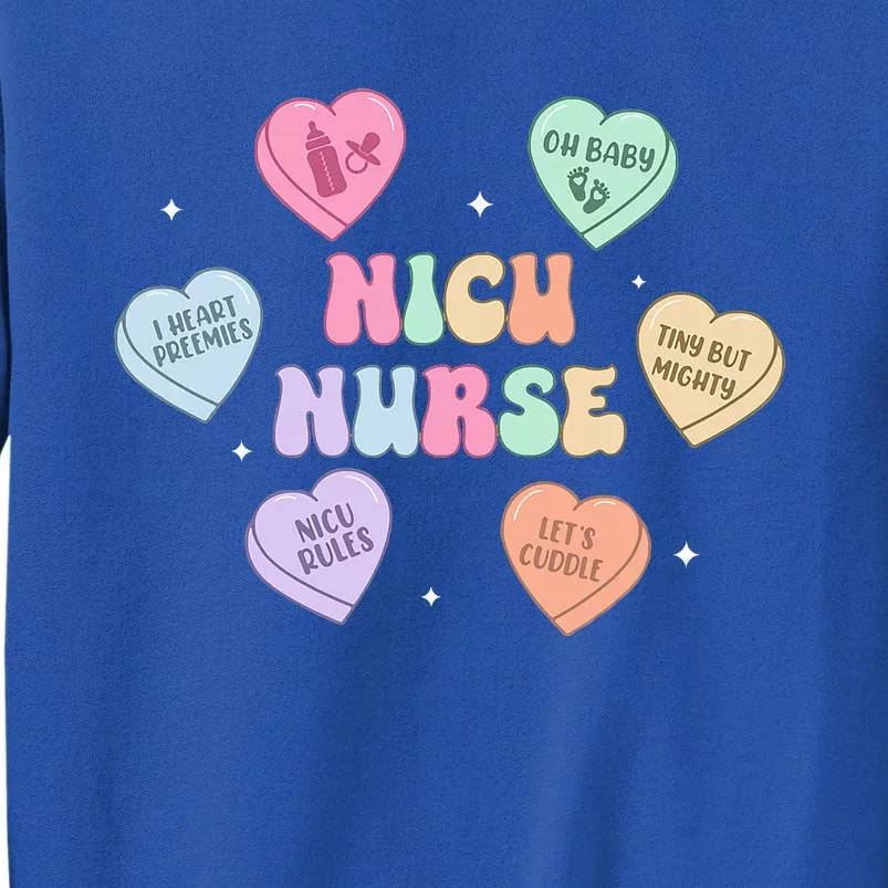 Groovy Heart Candy Nicu Nurse Valentines Day Sweatshirt