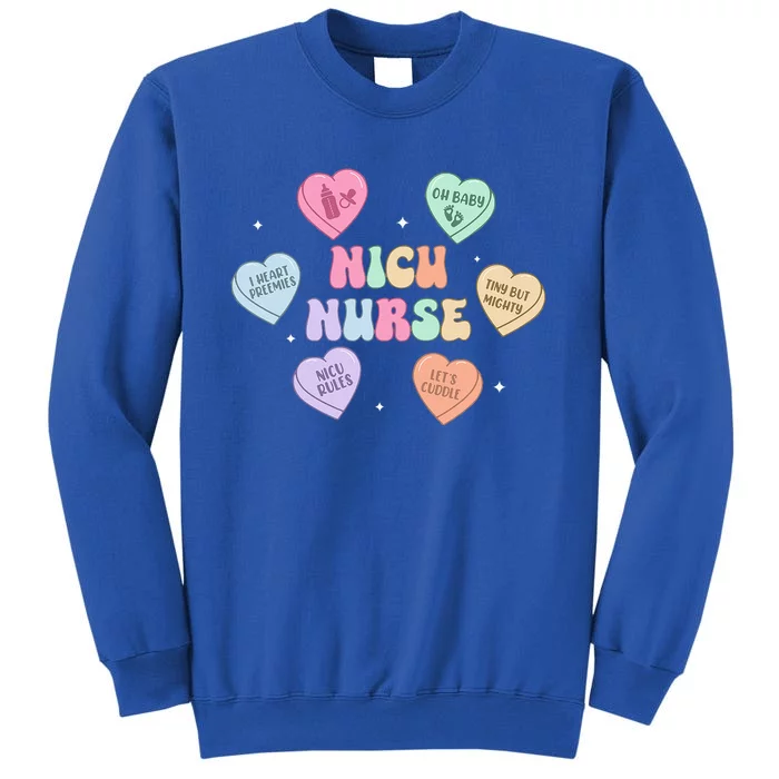 Groovy Heart Candy Nicu Nurse Valentines Day Sweatshirt